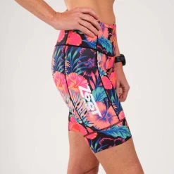 ZOOT Women's Ltd Tri 8 Inch Short - 40 Years -Aqua Fit Shop zoot women ltd tri 8 inch short 40 years 10 1464044