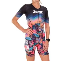 ZOOT Women's Ltd Tri Aero Full Zip Racesuit - 40 Years