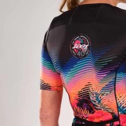 ZOOT Women's Ltd Tri Aero Jersey - 40 Years -Aqua Fit Shop zoot women ltd tri aero jersey 40 years 12 1464868