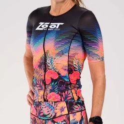ZOOT Women's Ltd Tri Aero Jersey - 40 Years -Aqua Fit Shop zoot women ltd tri aero jersey 40 years 3 1464859