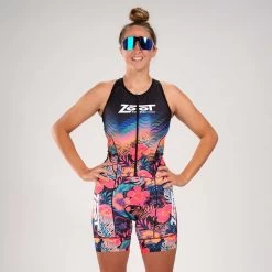 ZOOT Women's Ltd Tri Sleeveless Full Zip Racesuit - 40 Years 39 ZOOT Women's Ltd Tri Sleeveless Full Zip Racesuit - 40 Years -Aqua Fit Shop zoot women ltd tri sleeveless full zip racesuit 40 years 18 1463293
