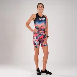 ZOOT Women's Ltd Tri Sleeveless Full Zip Racesuit - 40 Years 24 ZOOT Women's Ltd Tri Sleeveless Full Zip Racesuit - 40 Years -Aqua Fit Shop zoot women ltd tri sleeveless full zip racesuit 40 years 3 1463279