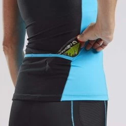 ZOOT Women's Core Tri Racerback Tank - Cascade -Aqua Fit Shop zoot womens core tri racerback tank cascade 3 1202540